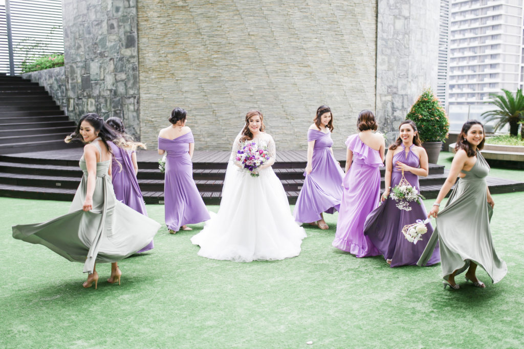 Pat & Arlene - Purple and Greens Wedding Photo in Alabang 24