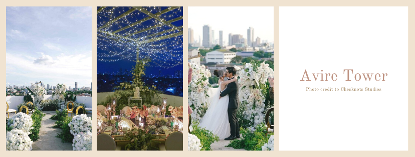 Wedding venues in manila and nearby avire tower