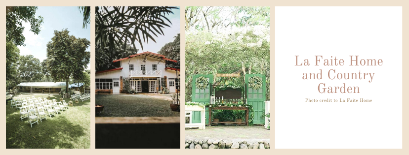 Wedding venues in manila and nearby la faite home and country garden